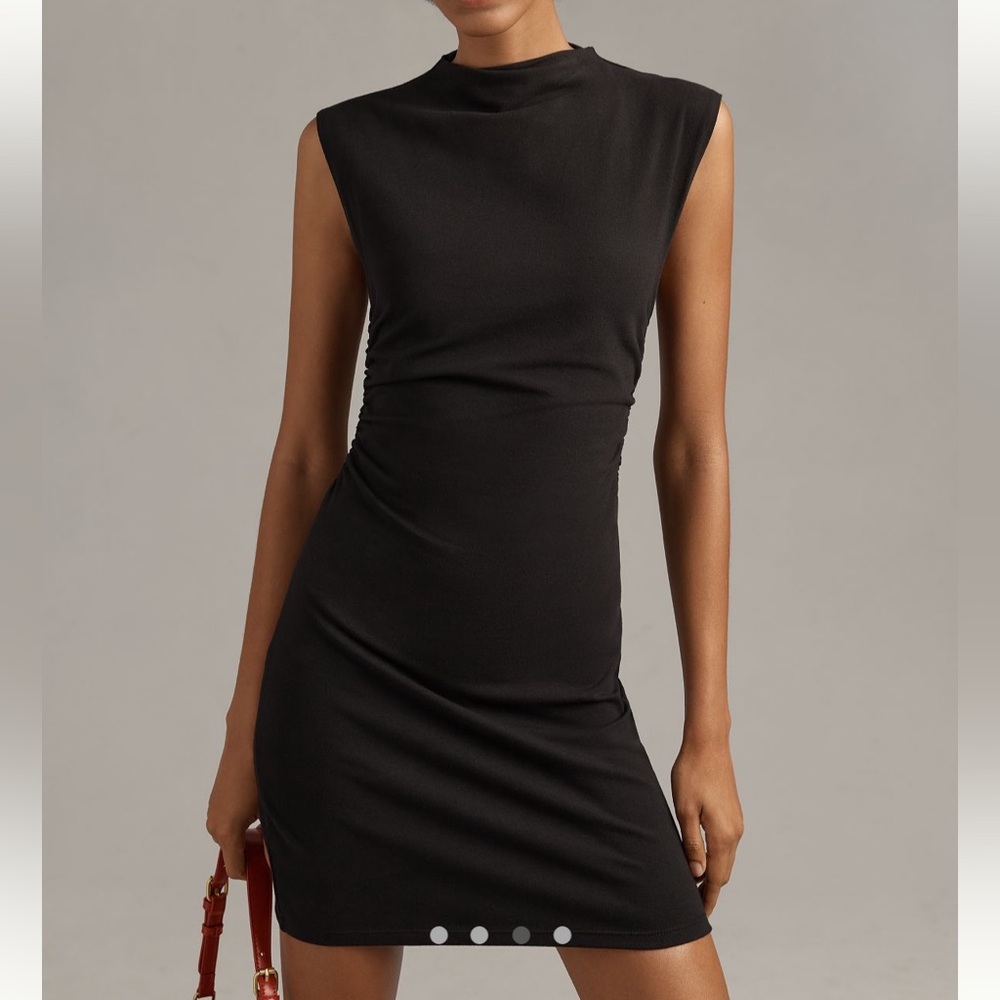 Reformation Black Sleeveless Mini Dress
